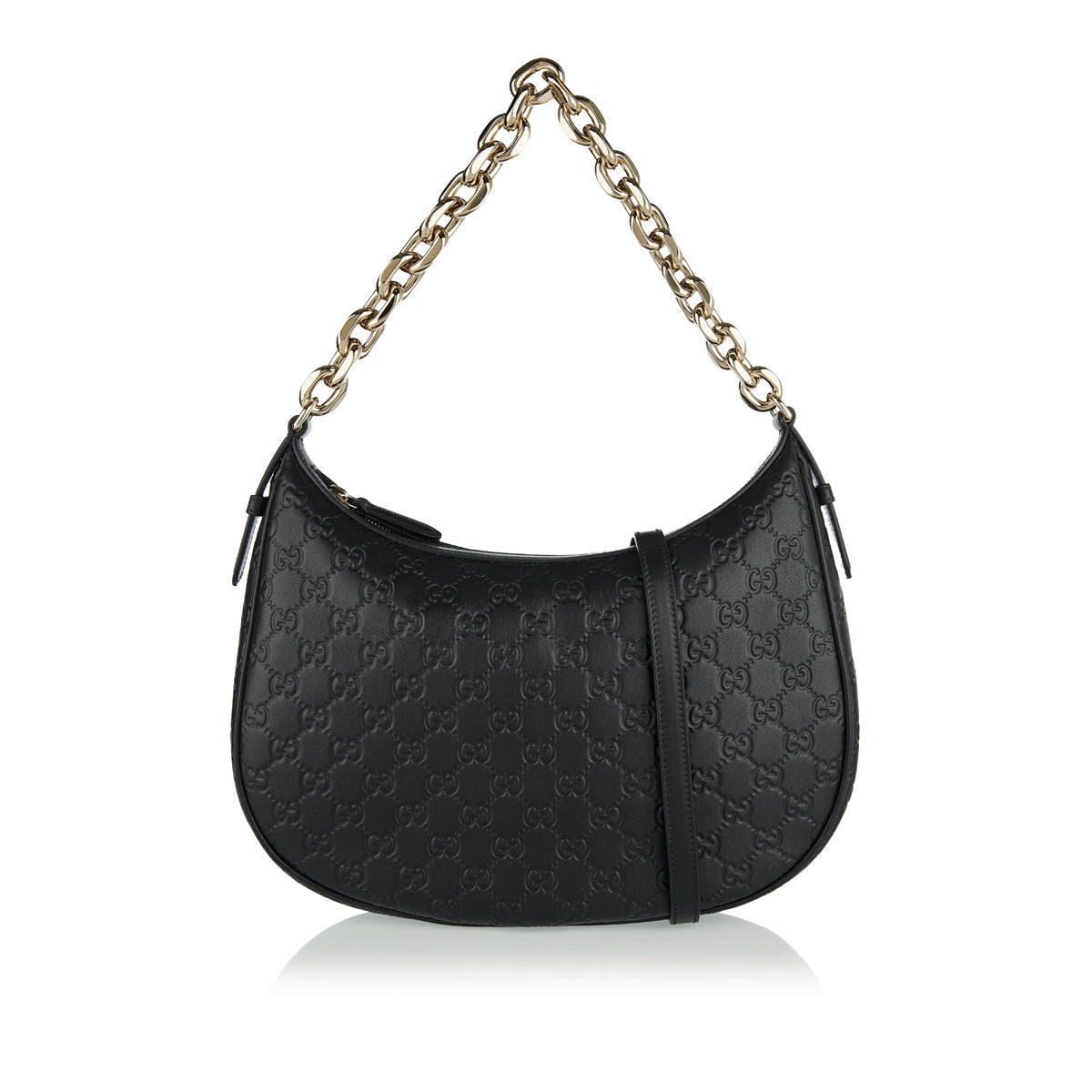 Emblem large shoulder bag