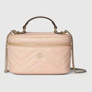 Quilted Mini Vanity Bag