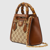 The Serpentine Tote - Python Embossed Leather Shoulder Bag with Crystal Details