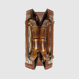 The Serpentine Tote - Python Embossed Leather Shoulder Bag with Crystal Details