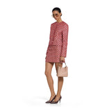 Embossed Small Bucket Bag