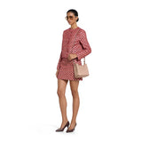 Embossed Small Bucket Bag