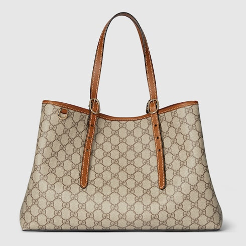 The "Capital" Embossed Large Tote Bag