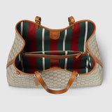 The "Capital" Embossed Large Tote Bag