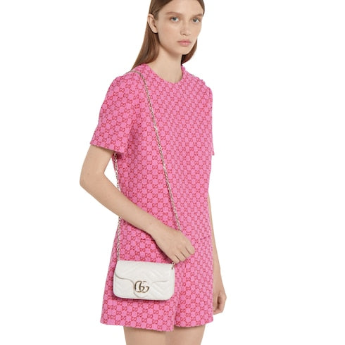 Chevron Matelassé Mini Shoulder Bag