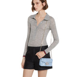 Chevron Matelassé Mini Shoulder Bag