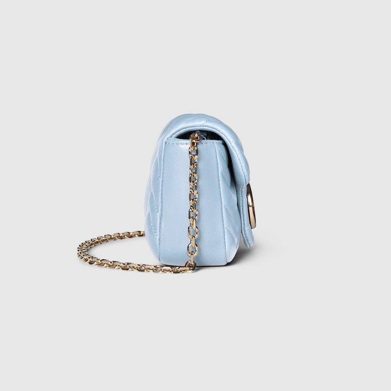 Chevron Matelassé Mini Shoulder Bag