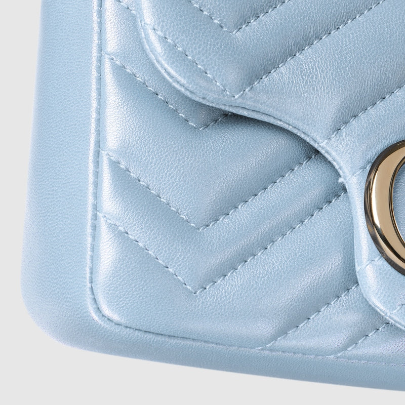 Chevron Matelassé Mini Shoulder Bag