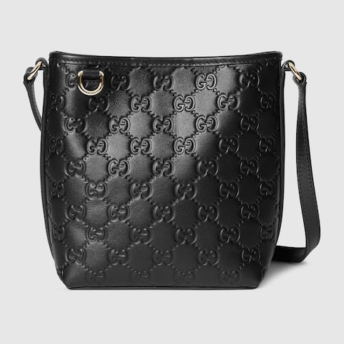 Embossed Nano Bucket Bag