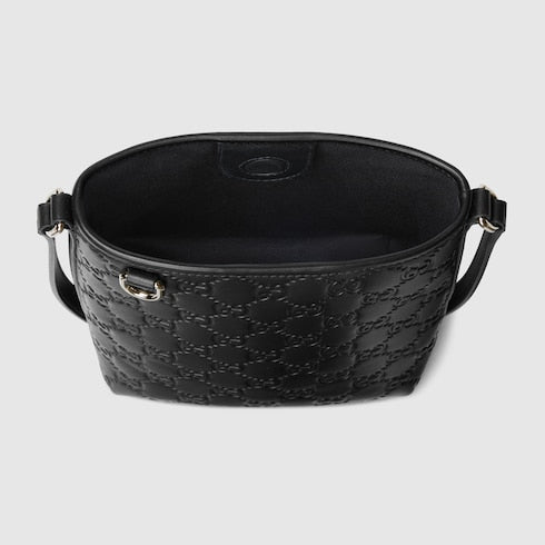 Embossed Nano Bucket Bag