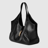 The Structured Tote - Medium Leather Shoulder Bag with Top Handles