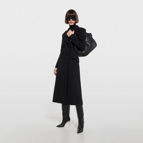 The Structured Tote - Medium Leather Shoulder Bag with Top Handles