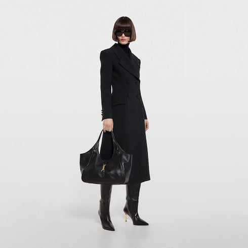The Structured Tote - Medium Leather Shoulder Bag with Top Handles