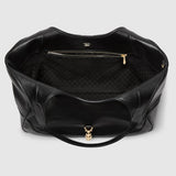 The Structured Tote - Medium Leather Shoulder Bag with Top Handles