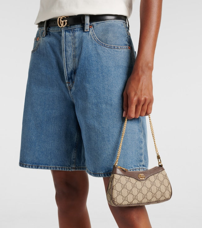 The "Legacy" Embossed Mini Shoulder Bag