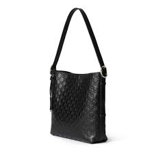 The "Nocturne" Embossed Medium Hobo