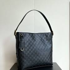 The "Nocturne" Embossed Medium Hobo
