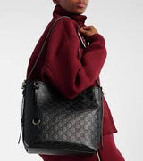 The "Nocturne" Embossed Medium Hobo