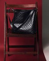 The "Nocturne" Embossed Medium Hobo