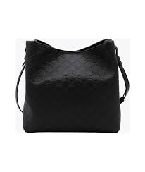 The "Nocturne" Embossed Medium Hobo