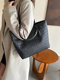 The "Nocturne" Embossed Large Tote