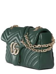 The "Emerald" Quilted Small Shoulder Bag