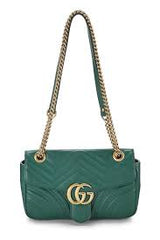 The "Emerald" Quilted Small Shoulder Bag