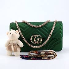 The "Emerald" Quilted Small Shoulder Bag