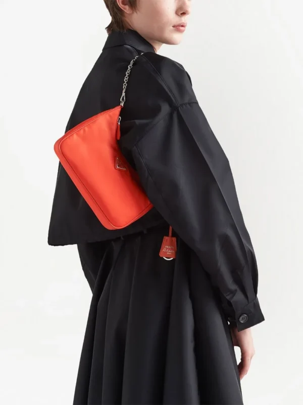 Re-Edition 2005 Re-Nylon Orange shoulder bag